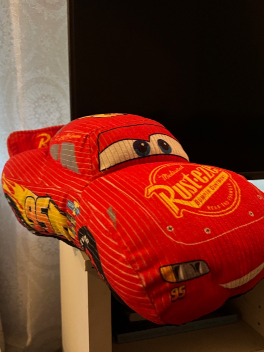 Red Lightning McQueen Plush Car Stuffed Toy - Disney Pixar Cars